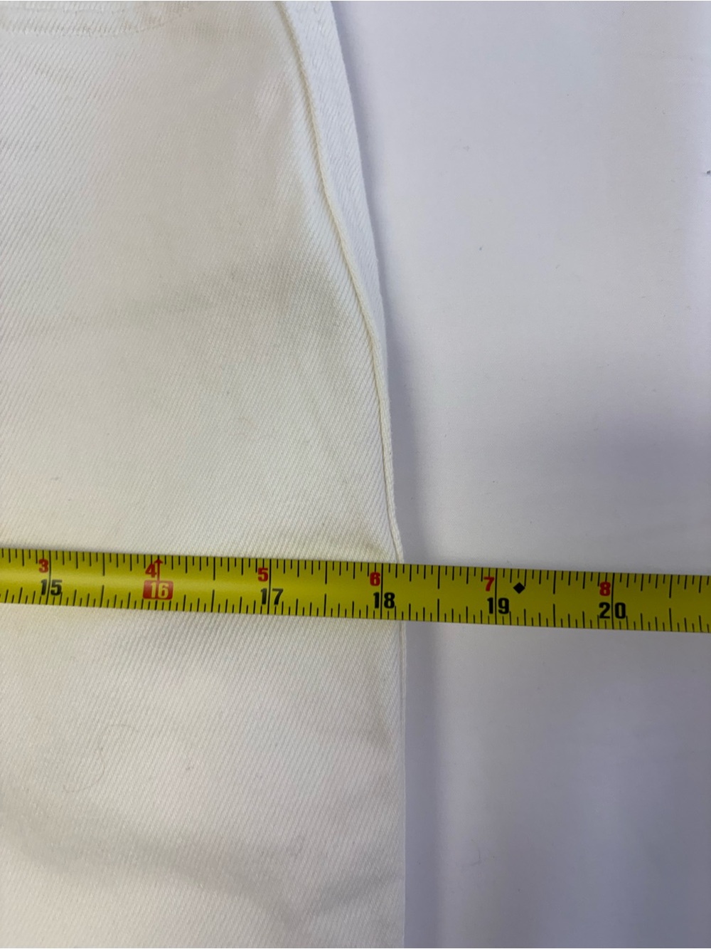 NWT Sezane Brut Sexy White Jeans Tall - Picture 10 of 13